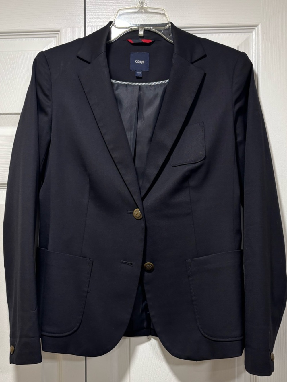 Gap Dark Navy Tailored Blazer | Classic Work Office Jacket | Size 2